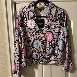 Cynthia Rowley Floral Blouse